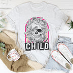 Wild Child Skull Tee Peachy Sunday