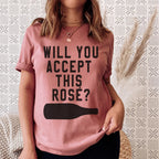 Will You Accept This Rose Tee Peachy Sunday
