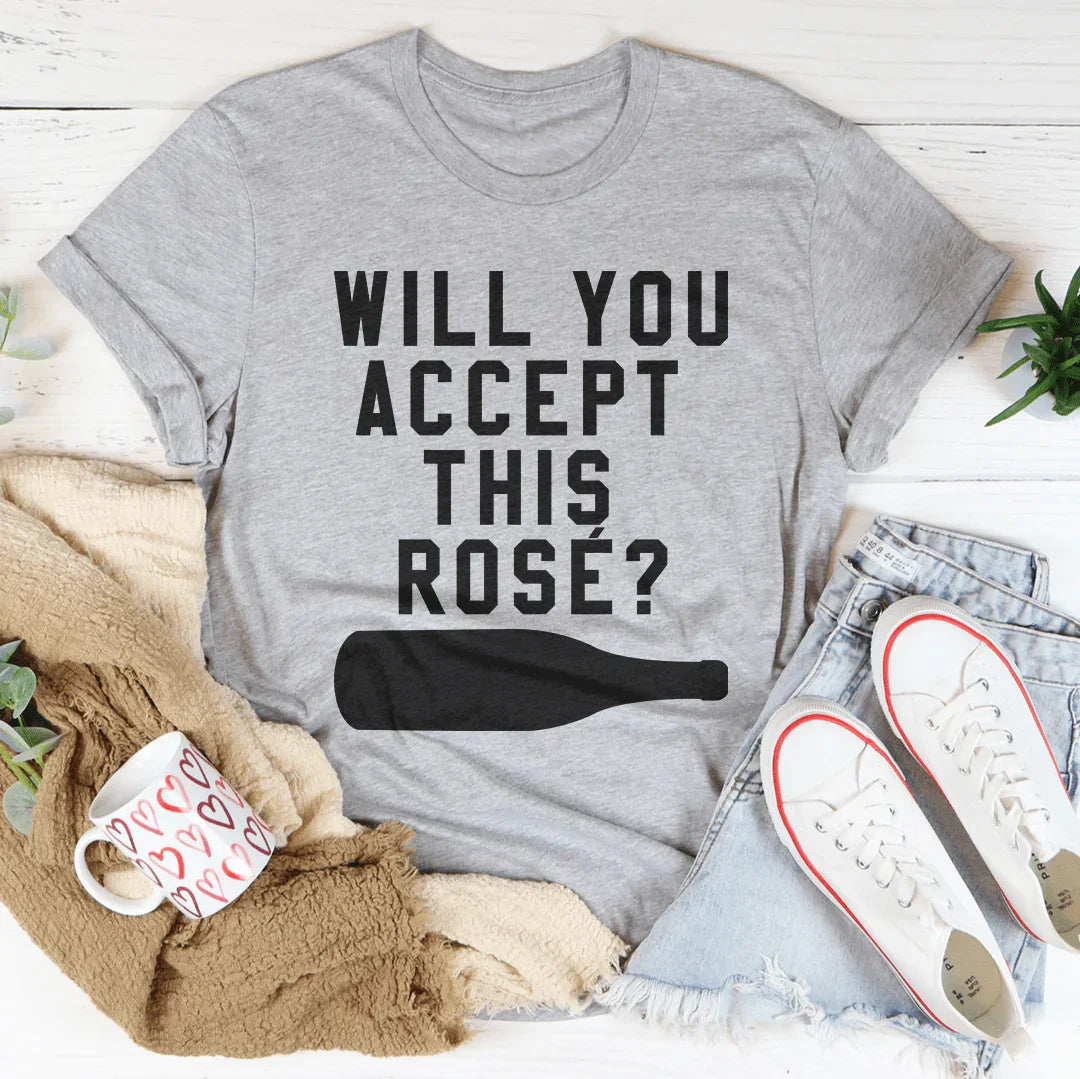 Will You Accept This Rose Tee Peachy Sunday