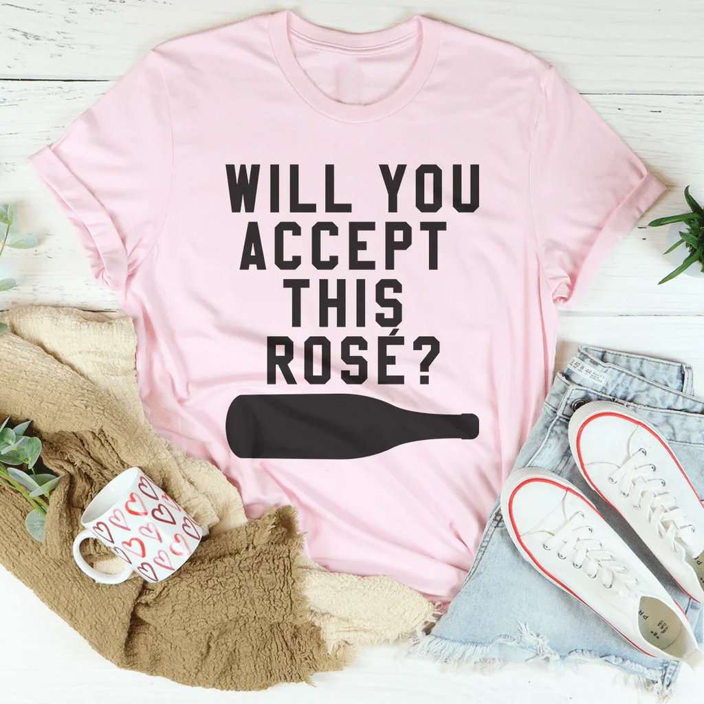 Will You Accept This Rose Tee Peachy Sunday