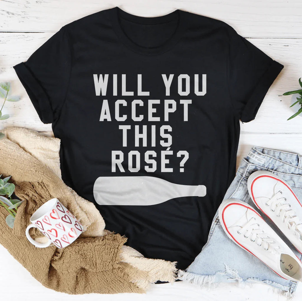 Will You Accept This Rose Tee Peachy Sunday