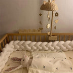 Wind Chime With Wooden Pendant Kids Room Decoration Wall Hanging Ornaments Clouds and Stars Sooth Pendant Toy  Nursery Decoration Gift for Newborn Boys and Girls Stevvex