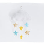 Wind Chimes Handmade Cloud Felt Love Pendant Baby Children Cloud Bed Bell Mobile Crib Jewelry Creative Pendant  Bedroom Loving Ceiling Hanging Heart Decor Girls Wind Chime Nursery Decoration Stevvex