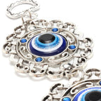 Wind Chimes Turkey Blue Evil Eye (Nazar) Amulet Pendants Home Blessing Protection Gift Ornaments Dream Catcher Blue Rhinestone Wall Hanging Home Decor Ornament Protection Good Luck Blessing Gift Stevvex