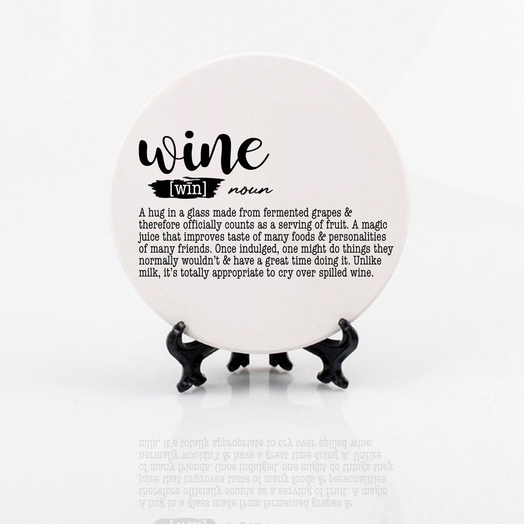 Funny Drink Definition Coasters Set Dictionary Quote Coasters For Bar And Countertop Decor BandsCo Straps