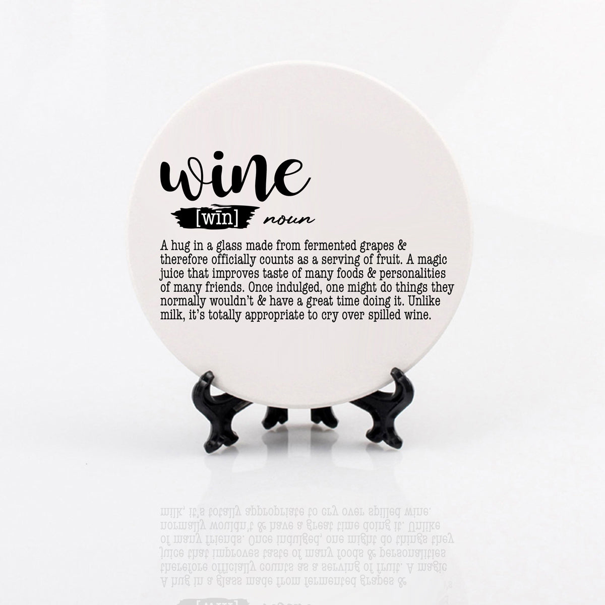 Funny Drink Definition Coasters Set Dictionary Quote Coasters For Bar And Countertop Decor BandsCo Straps