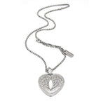 Winged Heart Mother Pearl Pendant Necklace For Women