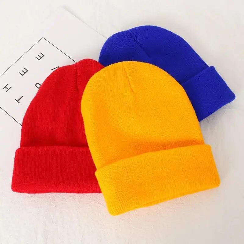 Winter Beanie Hats For Men And Women One Size Beanies Knitted Solid Cool Hat Girls Autumn Female Beanie Warm Comfortable Soft Casual Cap For Cold Weather Stevvex