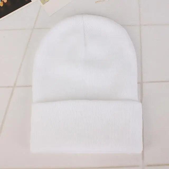 Winter Beanie Hats For Men And Women One Size Beanies Knitted Solid Cool Hat Girls Autumn Female Beanie Warm Comfortable Soft Casual Cap For Cold Weather Stevvex