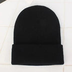 Winter Beanie Hats For Men And Women One Size Beanies Knitted Solid Cool Hat Girls Autumn Female Beanie Warm Comfortable Soft Casual Cap For Cold Weather Stevvex