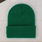 Winter Beanie Hats For Men And Women One Size Beanies Knitted Solid Cool Hat Girls Autumn Female Beanie Warm Comfortable Soft Casual Cap For Cold Weather Stevvex