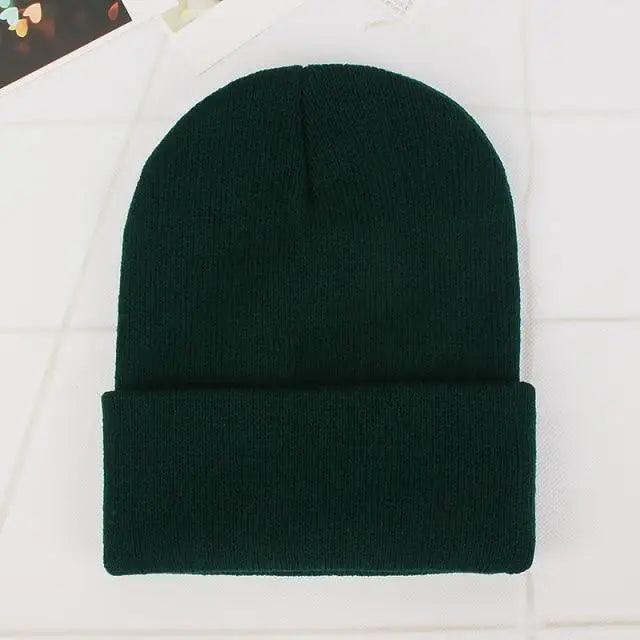 Winter Beanie Hats For Men And Women One Size Beanies Knitted Solid Cool Hat Girls Autumn Female Beanie Warm Comfortable Soft Casual Cap For Cold Weather Stevvex