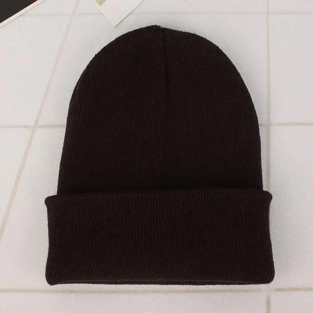 Winter Beanie Hats For Men And Women One Size Beanies Knitted Solid Cool Hat Girls Autumn Female Beanie Warm Comfortable Soft Casual Cap For Cold Weather Stevvex