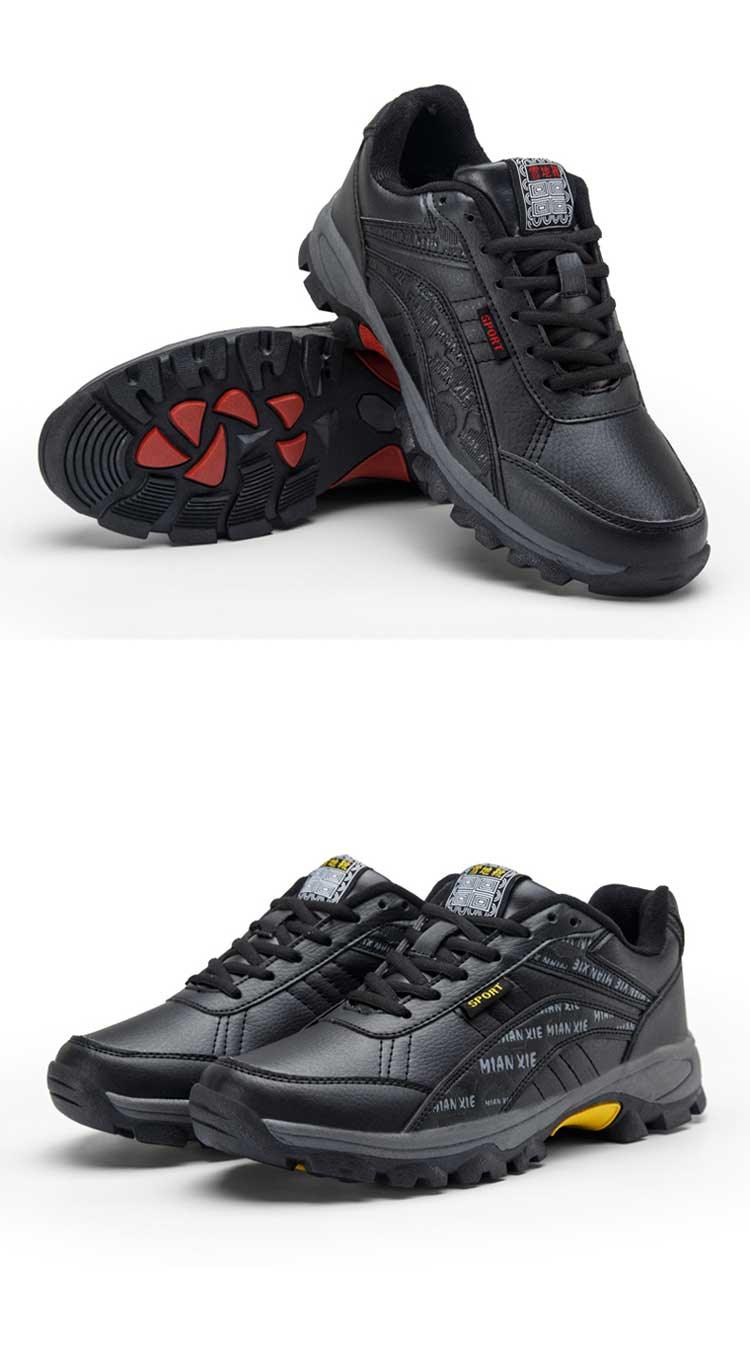 Winter Boots Casual Warm Cotton Shoes Mens Outdoor Non-Slip High Quality Snow Boots Sport Winter Snow Boot Anti-Slip Fully Fur Casual Shoes Stevvex