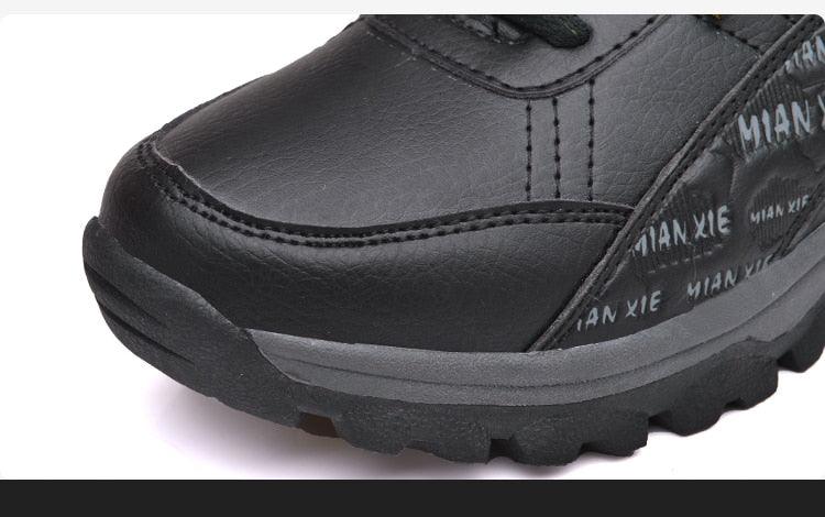 Winter Boots Casual Warm Cotton Shoes Mens Outdoor Non-Slip High Quality Snow Boots Sport Winter Snow Boot Anti-Slip Fully Fur Casual Shoes Stevvex