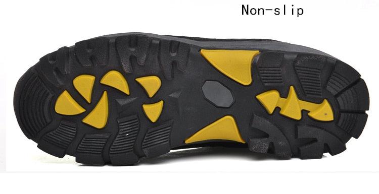Winter Boots Casual Warm Cotton Shoes Mens Outdoor Non-Slip High Quality Snow Boots Sport Winter Snow Boot Anti-Slip Fully Fur Casual Shoes Stevvex