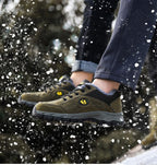 Winter Couple Outdoor Hiking Shoes Winter Warm Men's Shoe Lightweight Non-Slip Sneakers Low Top Walking Shoes For Outdoor Trailing Walking Climbing Running Shoes For Cold Weather Stevvex