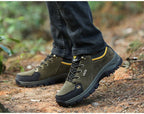 Winter Couple Warm Hiking Shoes Outdoor Sports Thick-Soled Wear-Resistant Non-Slip Low Cut Hiking Shoes Wide Breathable Slip Resistant Hiking Mountain Biking Outdoor Shoes Stevvex