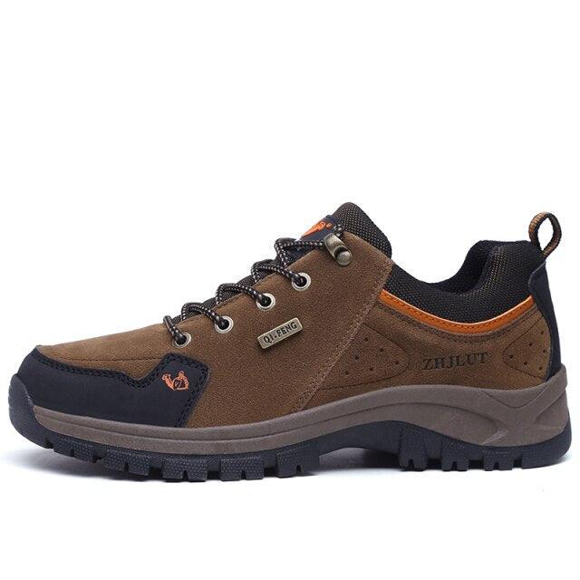 Winter Couple Warm Hiking Shoes Outdoor Sports Thick-Soled Wear-Resistant Non-Slip Low Cut Hiking Shoes Wide Breathable Slip Resistant Hiking Mountain Biking Outdoor Shoes Stevvex