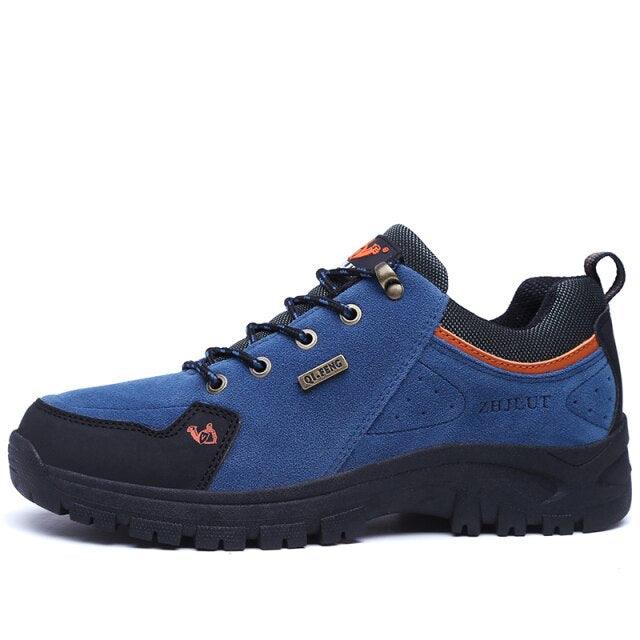 Winter Couple Warm Hiking Shoes Outdoor Sports Thick-Soled Wear-Resistant Non-Slip Low Cut Hiking Shoes Wide Breathable Slip Resistant Hiking Mountain Biking Outdoor Shoes Stevvex