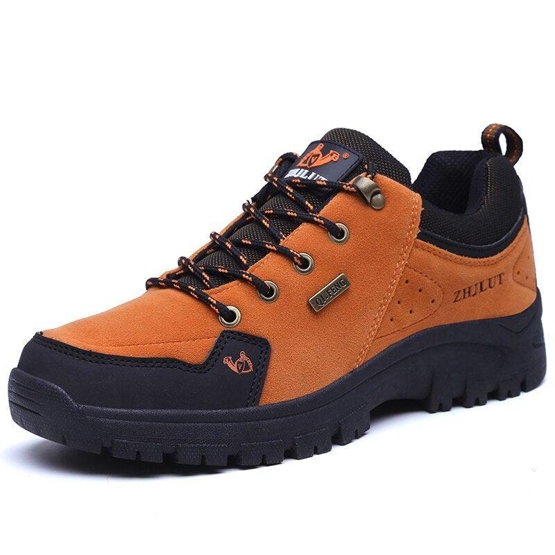 Winter Couple Warm Hiking Shoes Outdoor Sports Thick-Soled Wear-Resistant Non-Slip Low Cut Hiking Shoes Wide Breathable Slip Resistant Hiking Mountain Biking Outdoor Shoes Stevvex