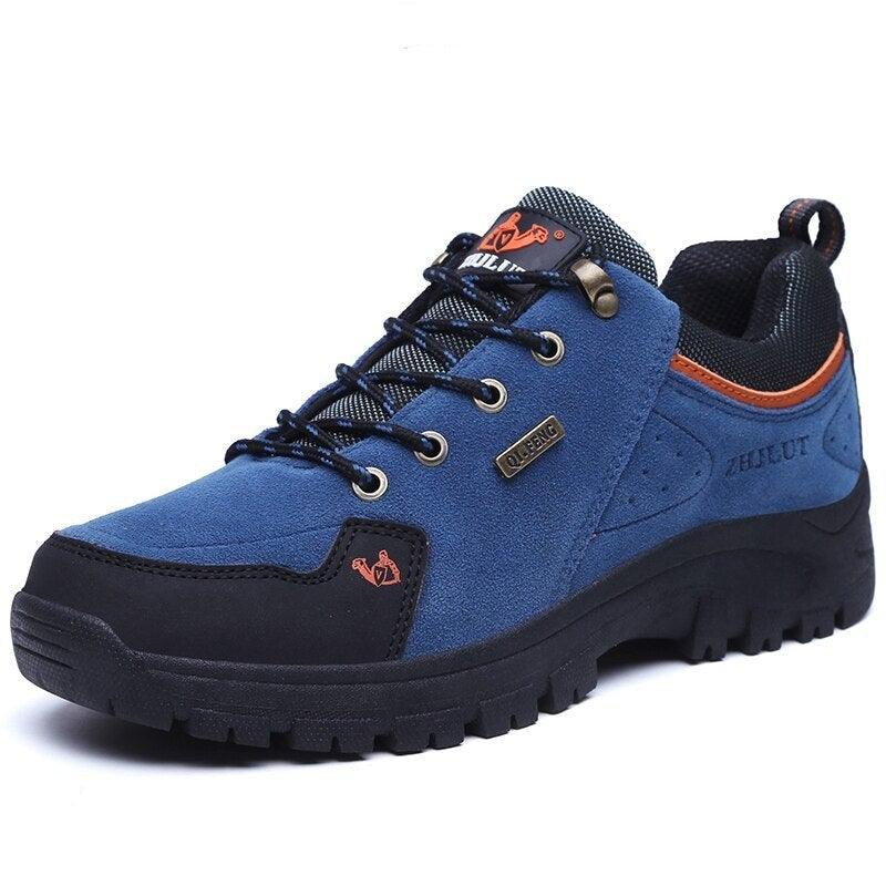 Winter Couple Warm Hiking Shoes Outdoor Sports Thick-Soled Wear-Resistant Non-Slip Low Cut Hiking Shoes Wide Breathable Slip Resistant Hiking Mountain Biking Outdoor Shoes Stevvex