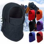 Winter Cycling Cap Fleece Thermal Keep Warm Windproof Cycling Face Mask Balaclava Skiing Fishing Hiking Skating Hat Headwear Fashion Balaclava Shawl Women Winter Hat Soft Knitted Hooded Neck Collar Cap Beanie Hat Warm Scarf Unisex Bonnet Hooded Scarf Hat Stevvex