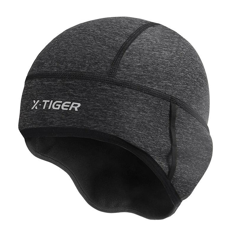 Winter Cycling Cap Windproof Thermal Ski Cap Running Skiing Motorcycle Riding Hat Men Women Bike Cycling Headwear Winter Cycling Caps for Men Women Windproof Cycling Hat with Sun Visor Under Helmet Liner Black Stevvex