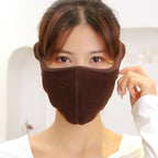 Winter Cycling Mask Unisex Fleece Thermal Warm Windproof Half Face Mask Balaclava Outdoor Sport Fishing Skiing Mask Half Mask Balaclava Ski Mask with Adjustable Windproof Cap Headwear Balaclava Half Face Mask Windproof Men Women