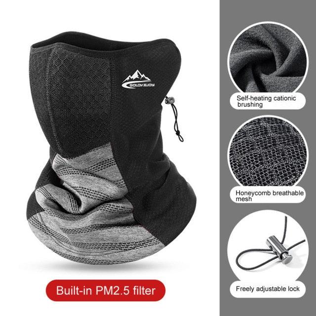 Winter Fishing Warm Mask Outdoor Sport Bandana Scarf Fishing Cycling Hiking Face Cover Neck Balaclava Neck Gaiter Warmer Face Mask Gaiter Bike Half Mask Cold Weather Half Balaclava Outdoor Sports Mask Tactical Neck Warmer for Men & Women Stevvex