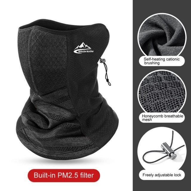 Winter Fishing Warm Mask Outdoor Sport Bandana Scarf Fishing Cycling Hiking Face Cover Neck Balaclava Neck Gaiter Warmer Face Mask Gaiter Bike Half Mask Cold Weather Half Balaclava Outdoor Sports Mask Tactical Neck Warmer for Men & Women Stevvex