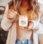Winter Forest Soy Candle 9oz - Citrus Clove Pine Oakmoss Sandalwood BandsCo Straps