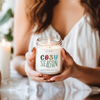 Winter Forest Soy Candle 9oz - Citrus Clove Pine Oakmoss Sandalwood BandsCo Straps