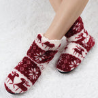 Winter Fur Slippers Women Warm House Slippers Plush Flip Flops Christmas Cotton Indoor Home Shoes Comfort Warm Fluffy Faux Fur Slipper Boots Soft Memory Foam Ankle Booties Stevvex