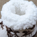 Winter Fur Slippers Women Warm House Slippers Plush Flip Flops Christmas Cotton Indoor Home Shoes Comfort Warm Fluffy Faux Fur Slipper Boots Soft Memory Foam Ankle Booties Stevvex