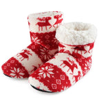 Winter Fur Slippers Women Warm House Slippers Plush Flip Flops Christmas Cotton Indoor Home Shoes Comfort Warm Fluffy Faux Fur Slipper Boots Soft Memory Foam Ankle Booties Stevvex