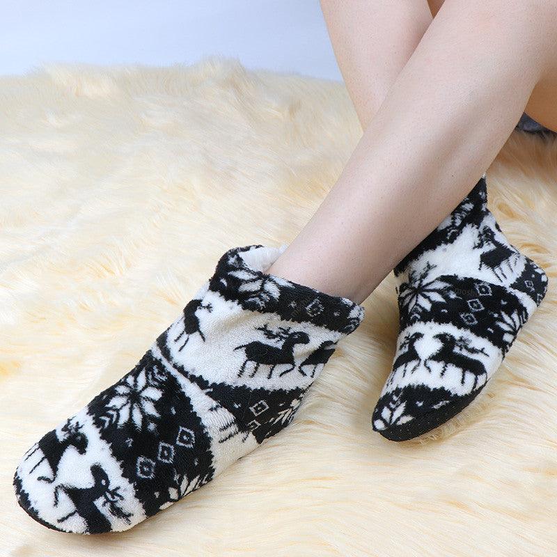 Winter Fur Slippers Women Warm House Slippers Plush Flip Flops Christmas Cotton Indoor Home Shoes Comfort Warm Fluffy Faux Fur Slipper Boots Soft Memory Foam Ankle Booties Stevvex