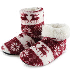 Winter Fur Slippers Women Warm House Slippers Plush Flip Flops Christmas Cotton Indoor Home Shoes Comfort Warm Fluffy Faux Fur Slipper Boots Soft Memory Foam Ankle Booties Stevvex