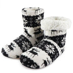 Winter Fur Slippers Women Warm House Slippers Plush Flip Flops Christmas Cotton Indoor Home Shoes Comfort Warm Fluffy Faux Fur Slipper Boots Soft Memory Foam Ankle Booties Stevvex