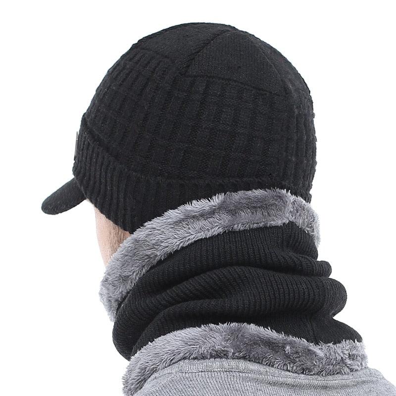 Winter Hat Skellies Beanies Hats Winter Beanies For Men Women Wool Scarf Caps Balaclava Mask Gorgas Bonnet Knitted Hat Set Outdoor Sport Warm Beanies Hat For Men Knitted Hats Bandana Hiking Camping Kid Neck Warmer Cap Stevvex