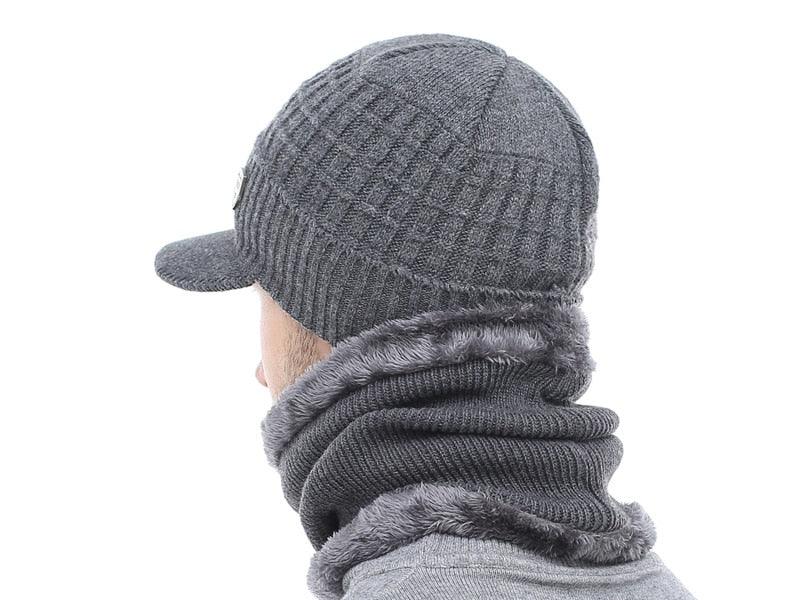 Winter Hat Skellies Beanies Hats Winter Beanies For Men Women Wool Scarf Caps Balaclava Mask Gorgas Bonnet Knitted Hat Set Outdoor Sport Warm Beanies Hat For Men Knitted Hats Bandana Hiking Camping Kid Neck Warmer Cap Stevvex