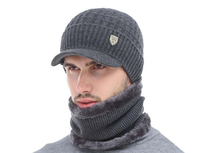 Winter Hat Skellies Beanies Hats Winter Beanies For Men Women Wool Scarf Caps Balaclava Mask Gorgas Bonnet Knitted Hat Set Outdoor Sport Warm Beanies Hat For Men Knitted Hats Bandana Hiking Camping Kid Neck Warmer Cap Stevvex