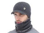 Winter Hat Skellies Beanies Hats Winter Beanies For Men Women Wool Scarf Caps Balaclava Mask Gorgas Bonnet Knitted Hat Set Outdoor Sport Warm Beanies Hat For Men Knitted Hats Bandana Hiking Camping Kid Neck Warmer Cap Stevvex