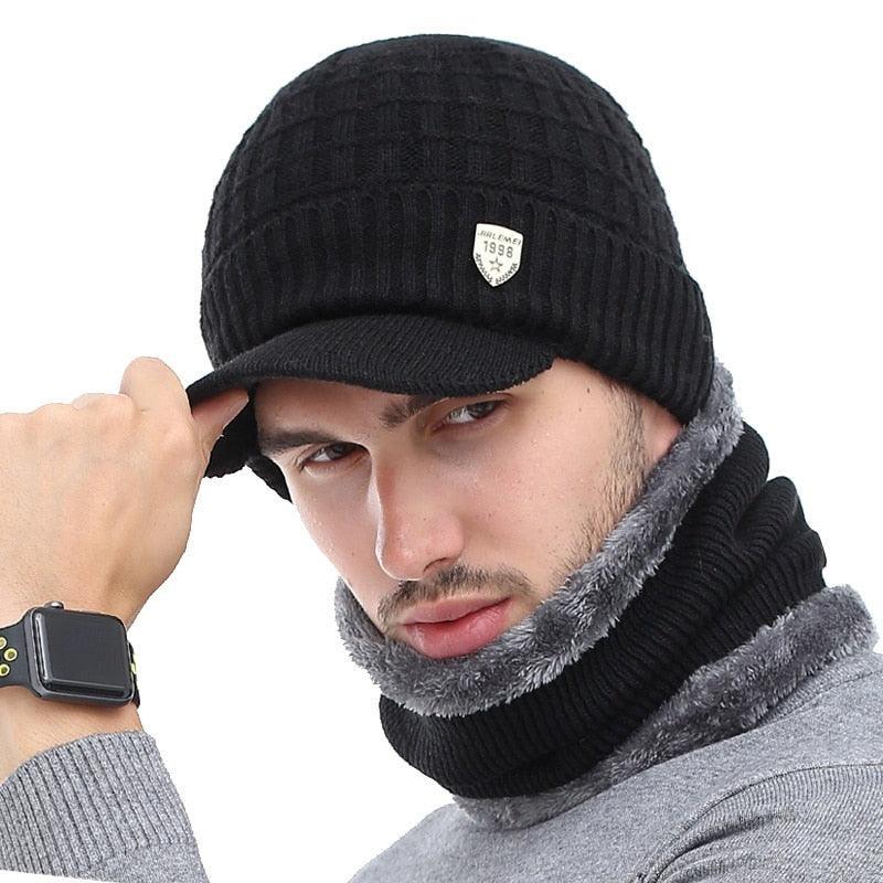 Winter Hat Skellies Beanies Hats Winter Beanies For Men Women Wool Scarf Caps Balaclava Mask Gorgas Bonnet Knitted Hat Set Outdoor Sport Warm Beanies Hat For Men Knitted Hats Bandana Hiking Camping Kid Neck Warmer Cap Stevvex