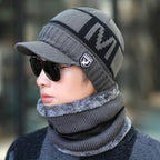 Winter Hat Skellies Beanies Hats Winter Beanies For Men Women Wool Scarf Caps Balaclava Mask Gorgas Bonnet Knitted Hat Sport Warm Beanies Hat For Men Knitted Hats Bandana Hiking Camping Kid Neck Warmer Cap Stevvex