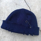 Winter Hat Women Knitted Fashion Warm Thick Hat Autumn Hip Hop Hole Beanies Unisex Basic Cap For Both Men Women Knitted Beanies Fashion Warm Hat Stevvex