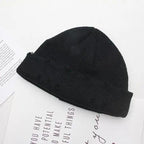 Winter Hat Women Knitted Fashion Warm Thick Hat Autumn Hip Hop Hole Beanies Unisex Basic Cap For Both Men Women Knitted Beanies Fashion Warm Hat Stevvex