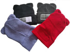 Winter Hats for Woman New Beanies Knitted Hat Cute Ear Girls Autumn Female Beanie Caps Warmer Bonnet Casual Cap Winter Beanie Hats for Women Girls Cable Knit Soft Cute Beanie with Double Pompom Ears Detachable Pompom Fur Hat Girls Stevvex
