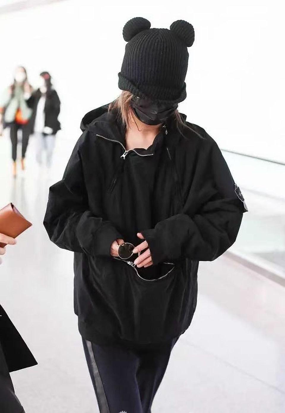 Winter Hats for Woman New Beanies Knitted Hat Cute Ear Girls Autumn Female Beanie Caps Warmer Bonnet Casual Cap Winter Beanie Hats for Women Girls Cable Knit Soft Cute Beanie with Double Pompom Ears Detachable Pompom Fur Hat Girls Stevvex
