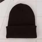 Winter Hats for Women Men New Beanies Knitted Solid Cool Hat Girls Autumn Female Beanie Warm Casual Cap For Winter Comfortable Soft Daily Slouchy Beanies Stylish Cool Hats For Girls And Boys Stevvex